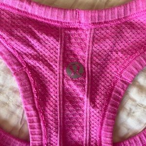 Pink run swiftly tank top